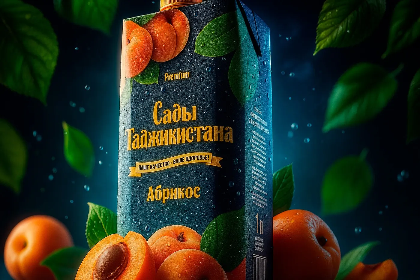 Gardens of Tajikistan — Apricot Premium juice